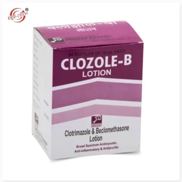 Clozol B Lotion - Antifungal and antibacterial lotion for effective skin treatment by Rizochem Pharmaceuticals Wholesaler & Exporter.