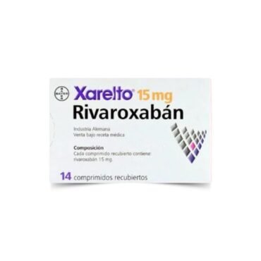 Xarelto- Rivaroxaban 15mg Tablet by RIzochem Pharmaceuticals