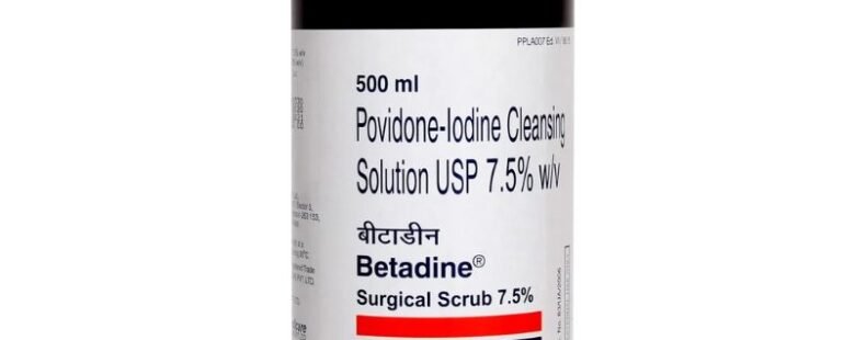 Betadine Surgical Scrub 7.5% 500ml by rizochem pharmaceuticals