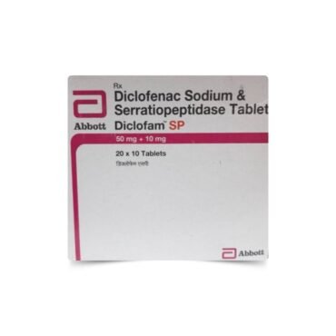 Diclofam SP 50 mg/10 mg Tablet by rizochem pharmaceuticals
