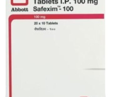 Cefixime Safexim 100mg Tablet by Rizochem Pharmaceutical