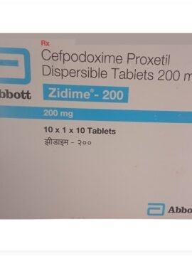 Cefpodoxime Proxetil Zidime 200mg by Rizochem Pharmaceutical