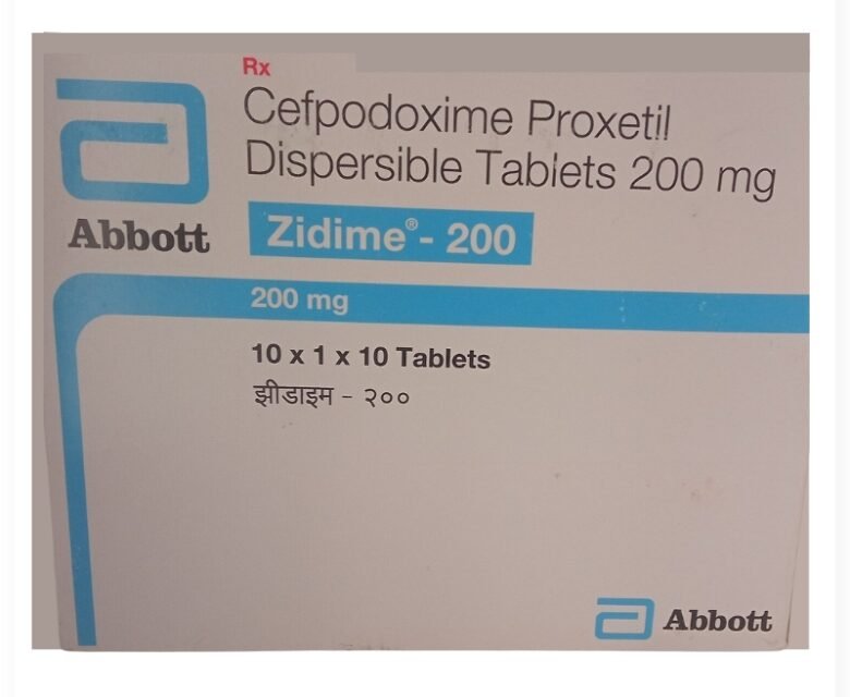 Cefpodoxime Proxetil Zidime 200mg by Rizochem Pharmaceutical