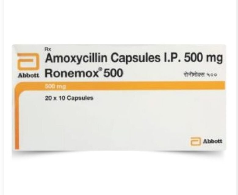 Ronemox CV 500mg/125mg Tablet by Rizochem pharmaceuticals