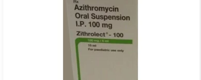 Zithrolect 100mg/5ml Suspension by Rizochem pharmaceuticals