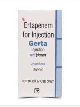 Gerta Ertapenem 1gm Injection by Rizochem pharmaceuticals