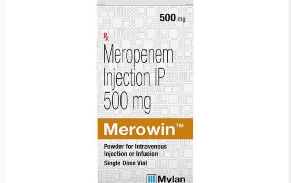 Merowin-Meropenem 500mg Injection by Rizochem pharmaceuticals
