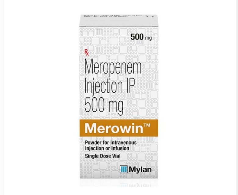Merowin-Meropenem 500mg Injection by Rizochem pharmaceuticals
