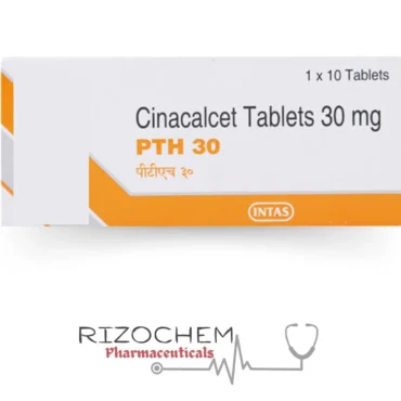 Pth Cinacalcet 30mg Tablet - Quality Medication from Rizochem Pharmaceuticals Wholesaler & Exporter.