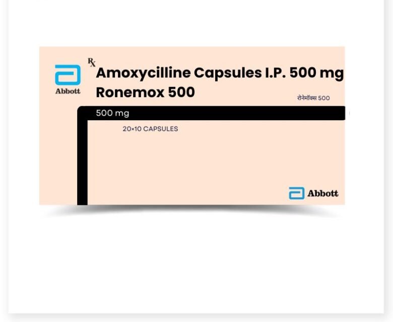 Amoxycillin Ronemox 500mg Capsule by Rizochem Pharmaceuticals
