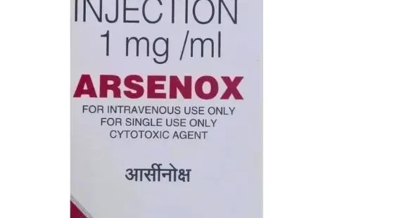 Arsenox Arsenic Trioxide 10mg Injection - Chemotherapy medication used for treating acute promyelocytic leukemia (APL) by inducing cancer cell apoptosis.