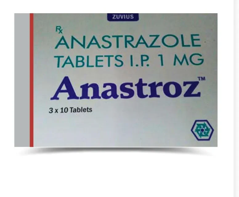 Anastroz 1mg Tablet - Hormonal therapy for breast cancer, designed to reduce estrogen levels and inhibit the growth of hormone-sensitive tumors.