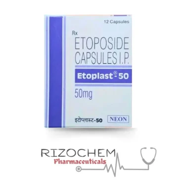 Etoplast Etoposide 50mg Capsule - Quality Medication from Rizochem Pharmaceuticals.