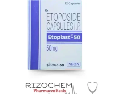 Etoplast Etoposide 50mg Capsule - Quality Medication from Rizochem Pharmaceuticals.