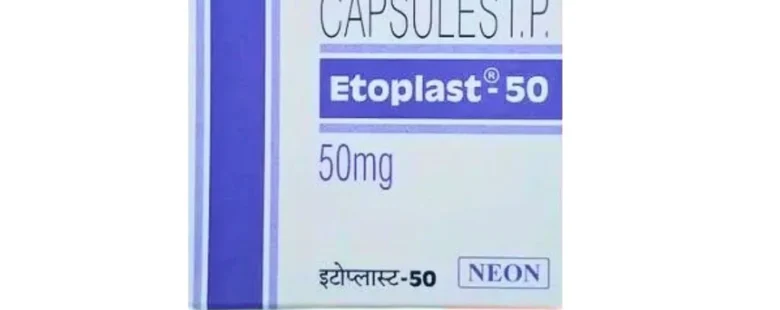 Etoplast Etoposide 50mg Capsule - Quality Medication from Rizochem Pharmaceuticals.