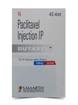 Dutaxel 260mg Injection – A taxane-based chemotherapy drug used for treating breast cancer, non-small cell lung cancer, prostate cancer, and other malignancies. Available for export from Rizochem Pharmaceuticals.