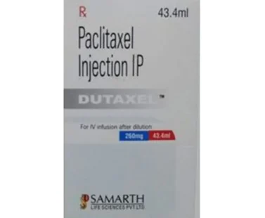 Dutaxel 260mg Injection – A taxane-based chemotherapy drug used for treating breast cancer, non-small cell lung cancer, prostate cancer, and other malignancies. Available for export from Rizochem Pharmaceuticals.