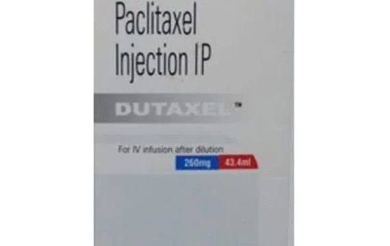 Dutaxel 260mg Injection – A taxane-based chemotherapy drug used for treating breast cancer, non-small cell lung cancer, prostate cancer, and other malignancies. Available for export from Rizochem Pharmaceuticals.