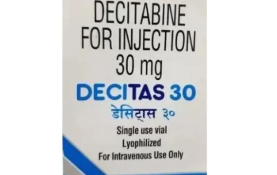 Decitas Decitabine 30mg Injection – A chemotherapy drug used for treating myelodysplastic syndromes (MDS) and acute myeloid leukemia (AML). Available for export from Rizochem Pharmaceuticals.