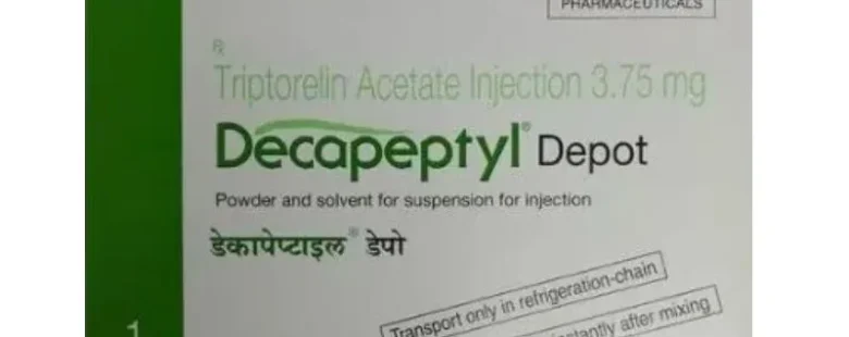 Decapeptyl 3.75mg Depot Injection – A Triptorelin injection used for treating prostate cancer, endometriosis, and other hormone-related conditions. Available for export from Rizochem Pharmaceuticals.