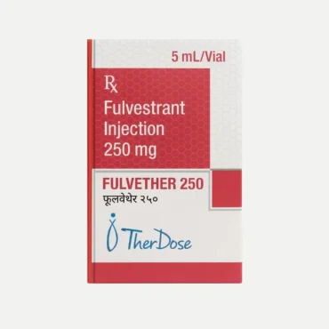 Fulvestran 250mg Injection – Antiestrogen medication used in hormone receptor-positive breast cancer, available from Rizochem Pharmaceuticals Wholesaler & Exporter.