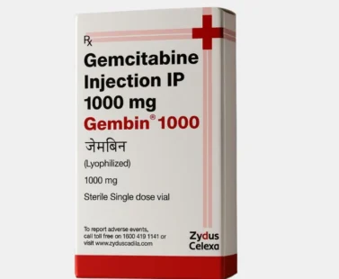 Gemcitabine 1gm Injection – Anticancer chemotherapy drug used in the treatment of various cancers including pancreatic, lung, and breast cancer, supplied by Rizochem Pharmaceuticals Wholesaler & Exporter.