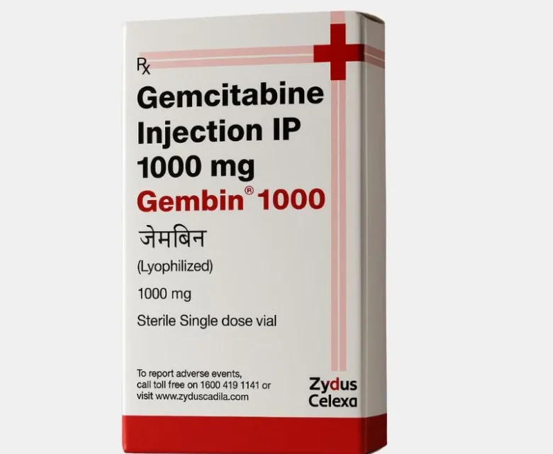 Gemcitabine 1gm Injection – Anticancer chemotherapy drug used in the treatment of various cancers including pancreatic, lung, and breast cancer, supplied by Rizochem Pharmaceuticals Wholesaler & Exporter.