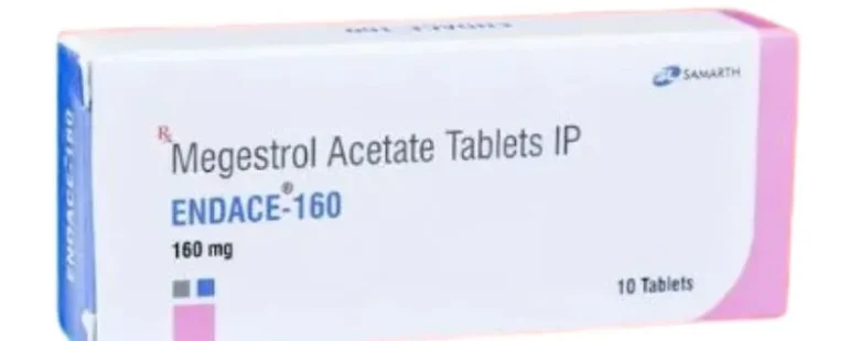 Endace 160 Tablet – Contains Megestrol Acetate, used for treating hormone-sensitive cancers like breast and endometrial cancer, as well as appetite loss in certain conditions. Available for export from Rizochem Pharmaceuticals.
