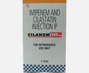 Cilanem 500/500mg Injection – A broad-spectrum antibiotic combination of Imipenem and Cilastatin for severe bacterial infections. Available for export from Rizochem Pharmaceuticals.