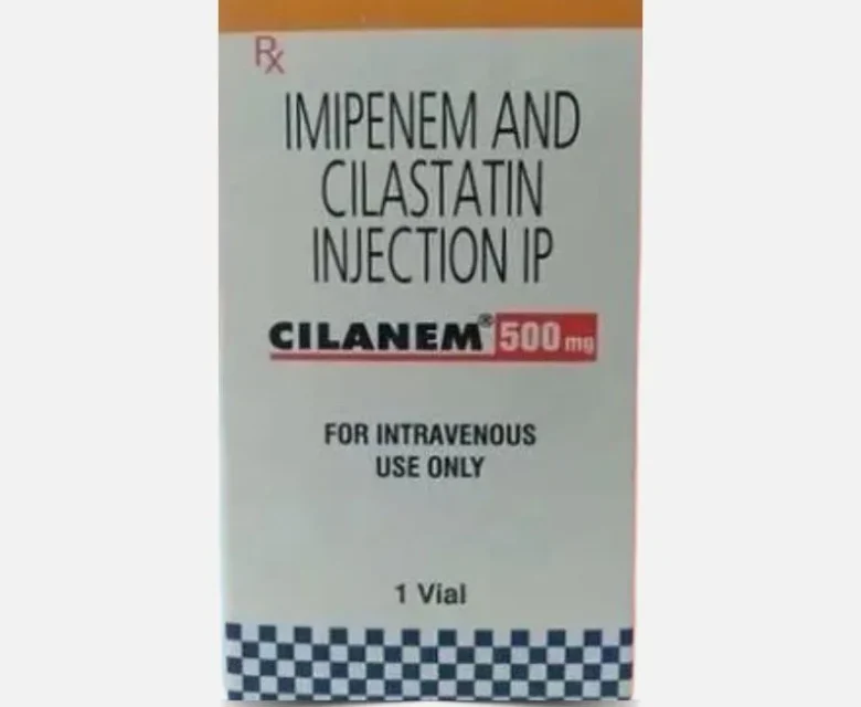 Cilanem 500/500mg Injection – A broad-spectrum antibiotic combination of Imipenem and Cilastatin for severe bacterial infections. Available for export from Rizochem Pharmaceuticals.