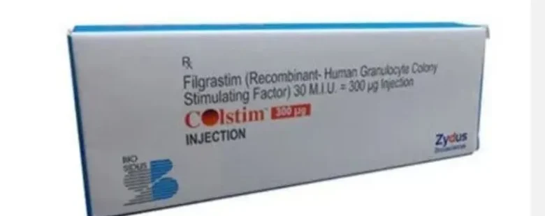 Colstim 300mcg Injection – A filgrastim injection used to stimulate white blood cell production in cancer patients undergoing chemotherapy. Available for export from Rizochem Pharmaceuticals.