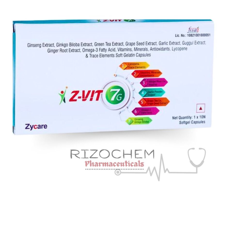 Z Vit 7G 10 Soft Gelatin Capsules - Multivitamin Supplement