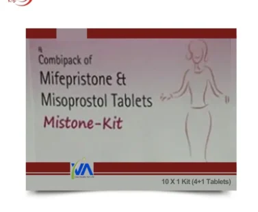 "SEO-friendly image of Mistone Kit 200mg/200mcg Tablet by Rizochem Pharmaceuticals, a trusted exporter of quality pharmaceutical products worldwide.