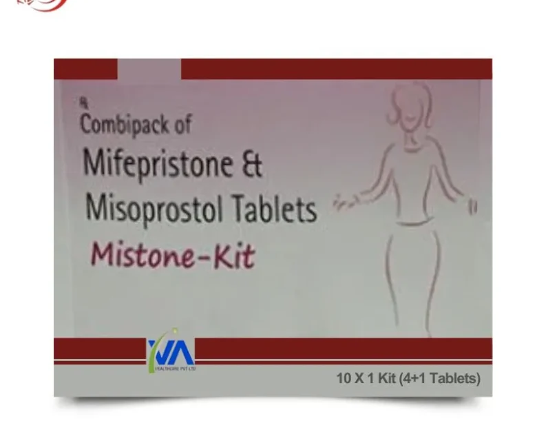 "SEO-friendly image of Mistone Kit 200mg/200mcg Tablet by Rizochem Pharmaceuticals, a trusted exporter of quality pharmaceutical products worldwide.
