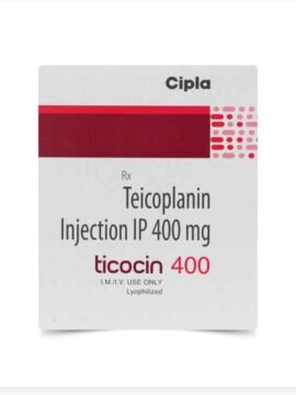 Ticomycin 400 mg Injection by Rizochem pharmaceuticals