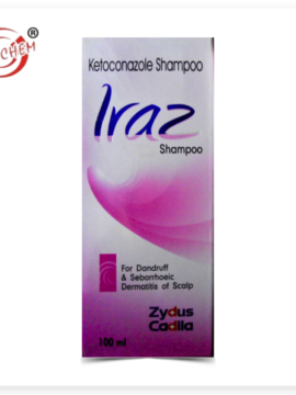 Iraz Shampoo by Rizochem Pharmaceuticals.