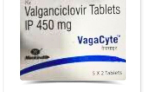 Vagacyte valganciclovir 450 mg Tablet by Rizochem Pharmaceuticals