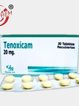 Tobitil, a 20mg Tenoxicam tablet, a nonsteroidal anti-inflammatory drug (NSAID) used for pain relief and inflammation management."