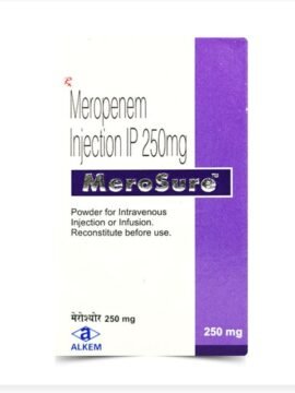 Meropenem 250 mg Injection by Rizochem pharmaceuticals