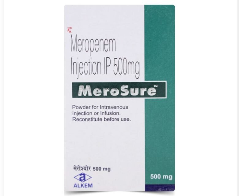 Meropenem 500 mg Injection by Rizochem pharmaceuticals