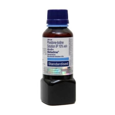 Betadine 10% solution 100 ml by rizochem pharmaceuticals