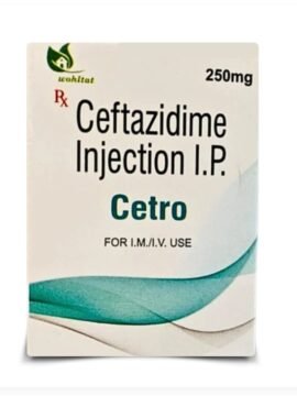 Ceftazidime 250mg Injection by Rizochem Pharmaceutical