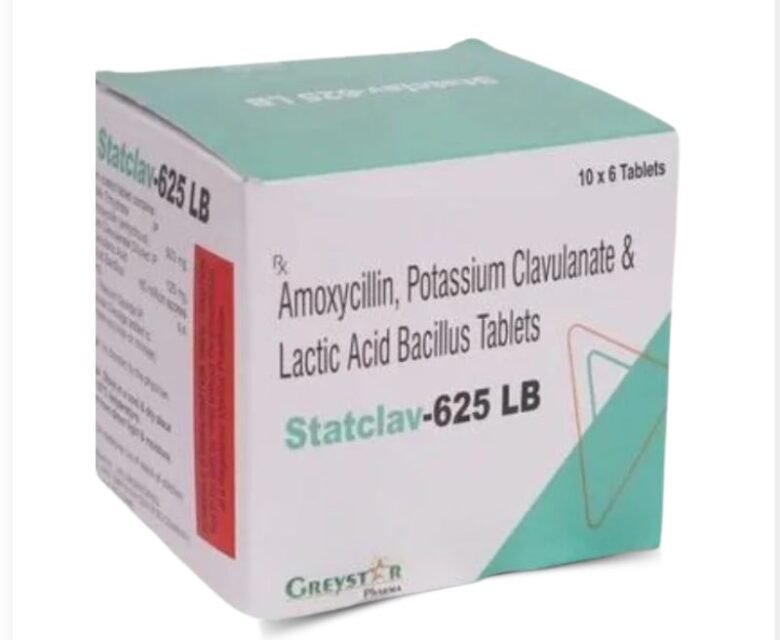Statclav 500mg/125mg Tablet by Rizochem pharmaceuticals