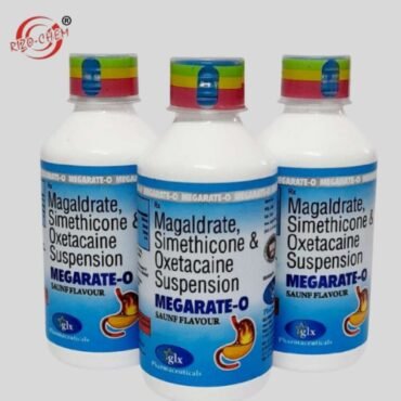 Discover top-quality Megarate-o Suspension from a trusted pharmaceutical exporter. Effective relief in a bottle. Order now for great results!