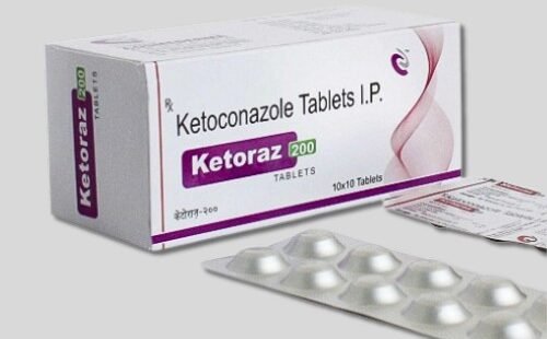 An antifungal Ketoraz 200 Tablet (Ketoconazole 200mg)