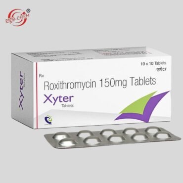 Introducing Xyter Tablet - Your Comprehensive Solution with Roxithromycin 150mg. Discover the power of advanced pharmaceutical technology for effective and targeted results. Unlock a new level of health with Xyter Tablet, delivering the trusted benefits of Roxithromycin 150mg for optimal well-being.