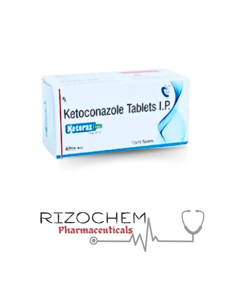 Ketoraz 100 Tablet (Ketoconazole 100mg) - Effective antifungal treatment - Pharma Wholesaler & Exporter.