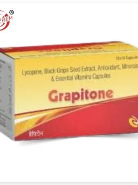 Grapitone Capsule by Rizochem Pharmaceuticals Wholesaler & Exporter