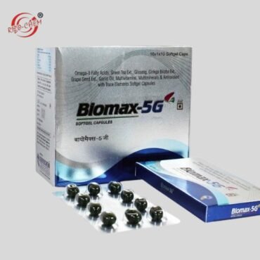 Biomax-5G Softgel Capsule - Advanced nutritional supplement for optimal health and vitality.