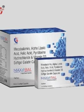 Maxobal Softgel Capsules: Methotrexate medication in softgel form for efficient delivery, prescribed for various medical conditions.